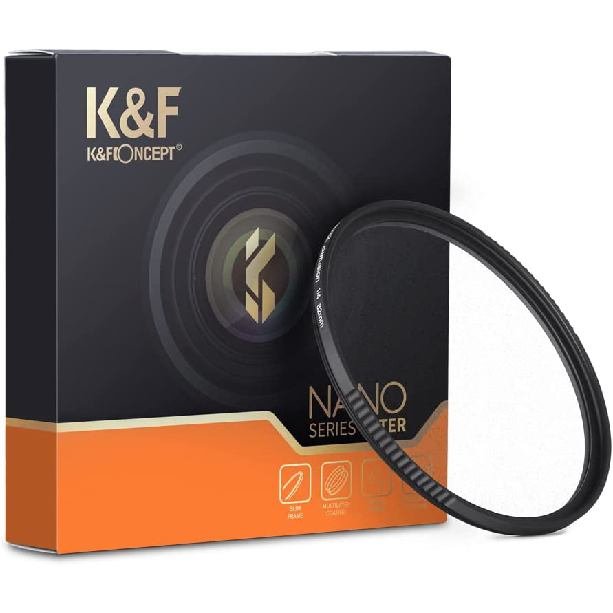 K&F Concept 67mm Black Mist Diffusion 1/4 Filter KF01.1521 - 1